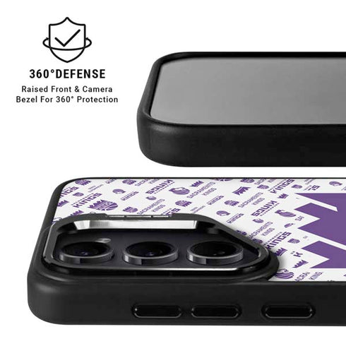 NBA Sacramento Kings History Logo Blast Galaxy S24 FE Kickstand Case